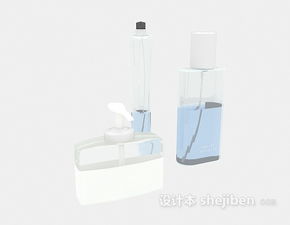 数字化洗漱用品 3D模型资源下载与日用品设计指南